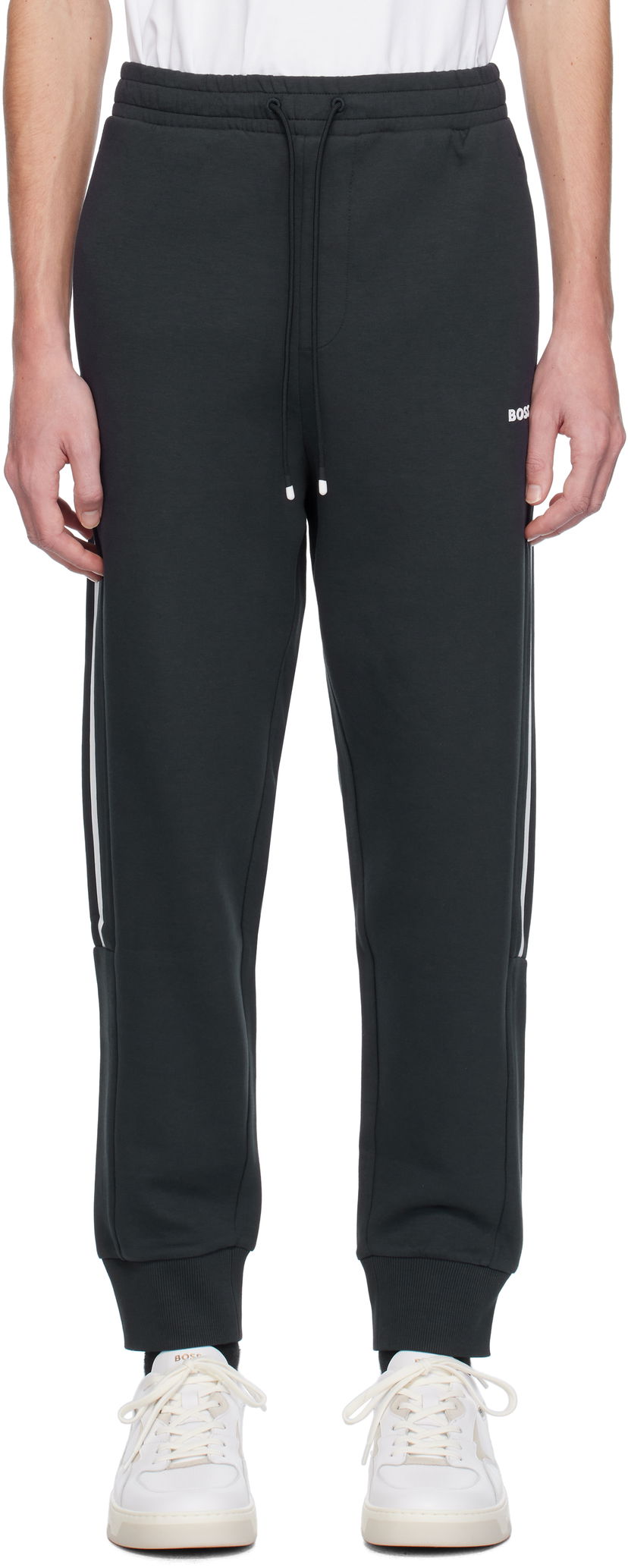 Спортни панталони BOSS Three-Pocket Sweatpants Черно | 50511517