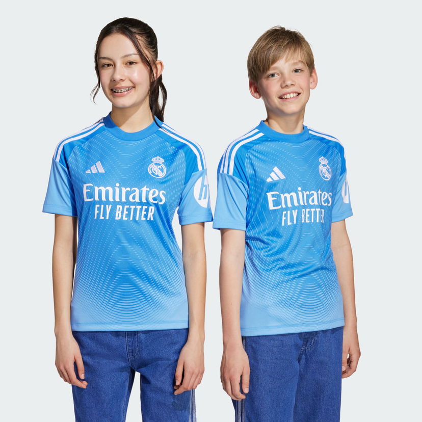 Фланелка adidas Performance Real Madrid 25/26 Youth Home Goalkeeper Jersey Синьо | JP4176