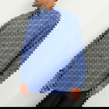 Риза sage NATION Chisholm Check Shirt Синьо | S075-RBC, 5