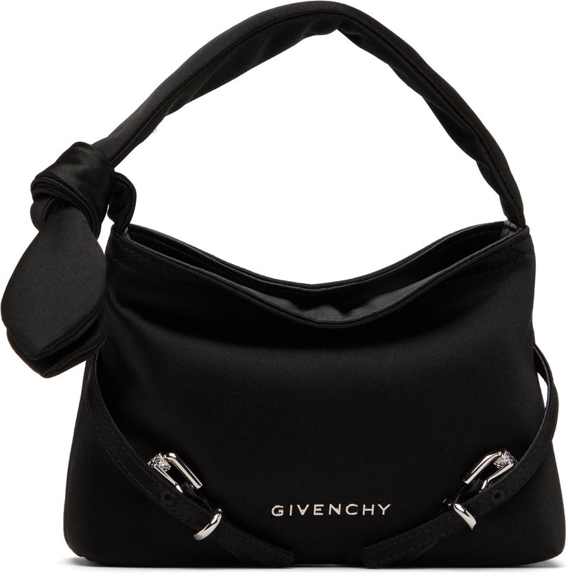 Дамска чанта Givenchy Satin Nano Bow Detail Bag Черно | BB60NKB261001