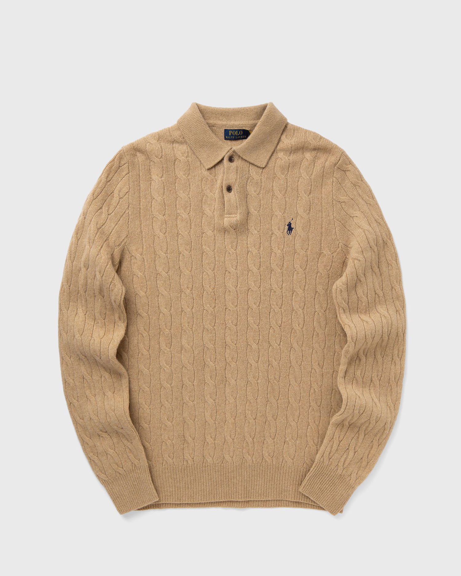 Пуловер Polo by Ralph Lauren Cable-Knit Polo Sweater Бежово | 710974165004, 1