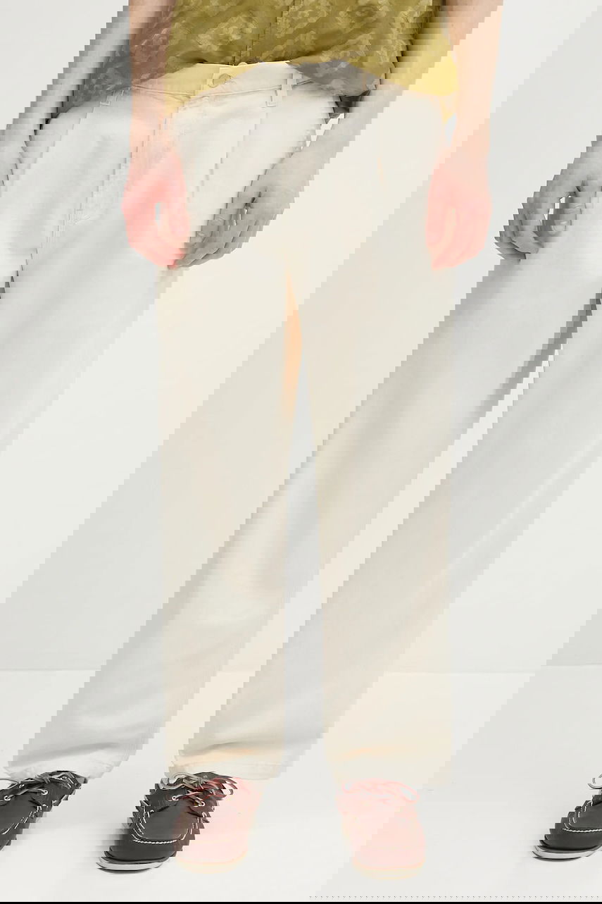 Панталони Carhartt WIP Albert Pant Pleated Chinos Бежово | I034804.502, 0