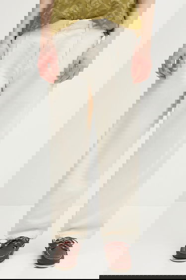 Панталони Carhartt WIP Albert Pant Pleated Chinos Бежово | I034804.502, 0