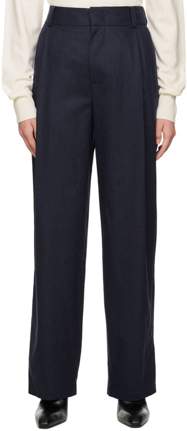 Панталони We11done Wide-Leg Trousers Тъмно синьо | WD-PT3-22-246-W-NV, 0