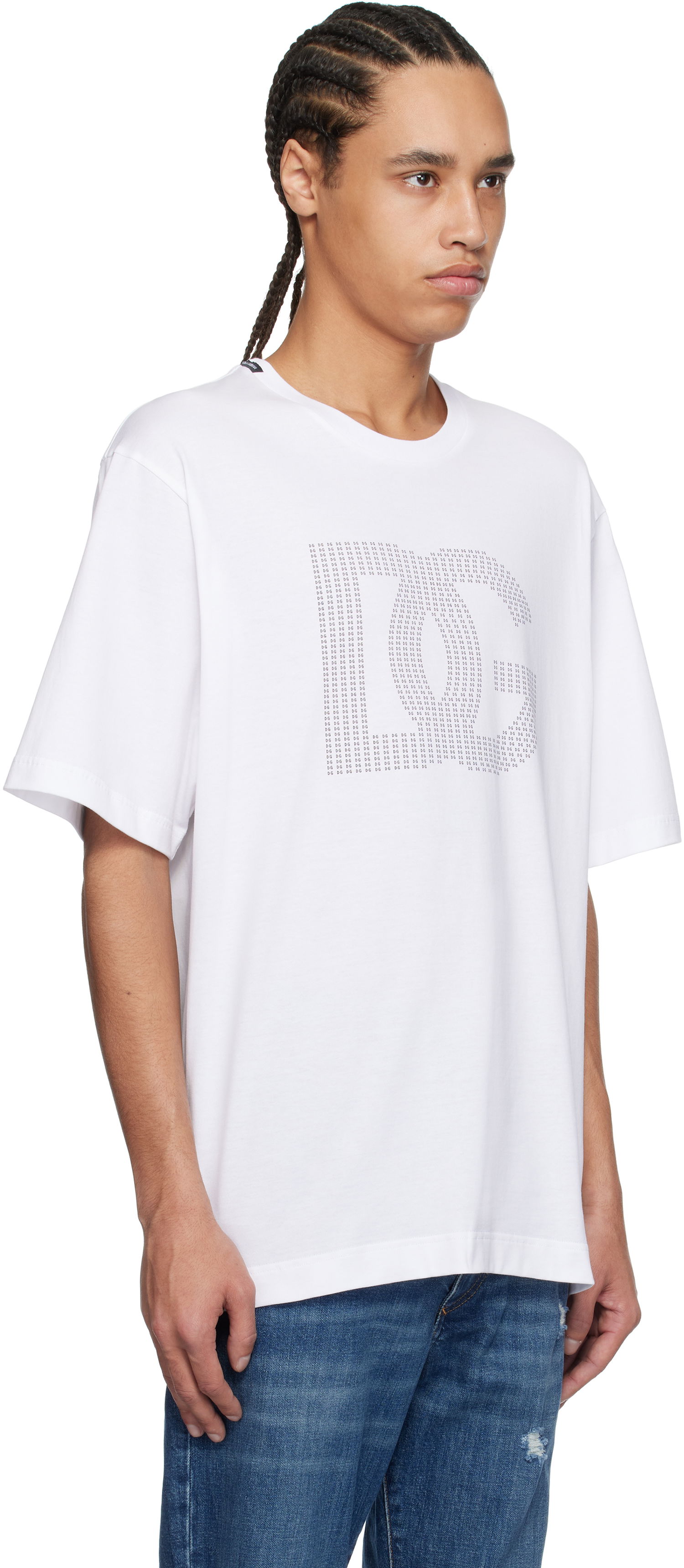 Тениска Dolce & Gabbana Dolce&Gabbana DG Logo T-Shirt Бяло | G8PN9TG7O4O, 1