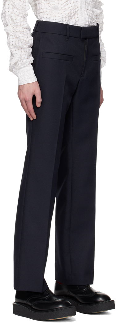 Панталони Courrèges Courrèges Creased Trousers Тъмно синьо | 123CPA111PL0056, 1