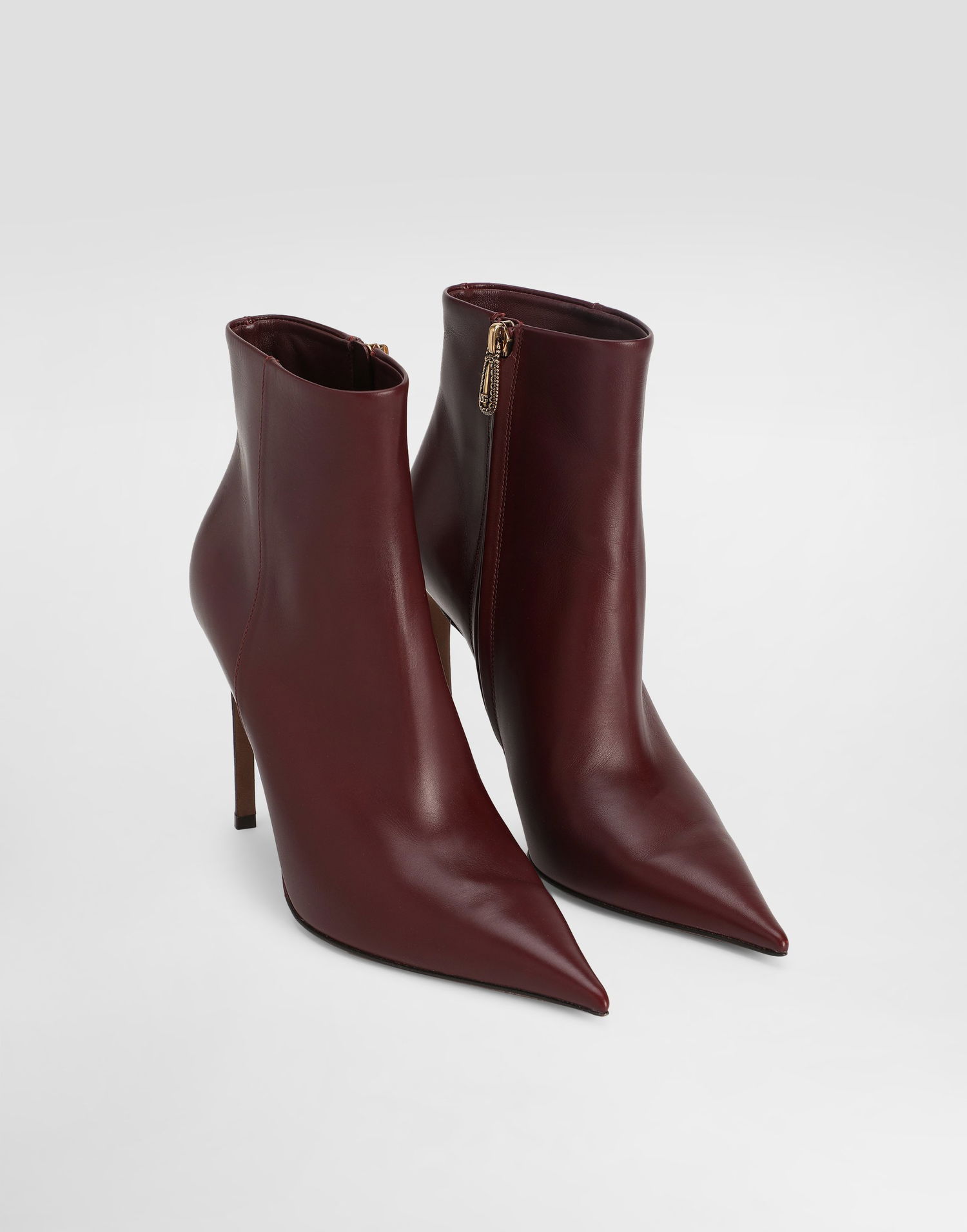 Аксесоари Dolce & Gabbana Dolce & Gabbana Devotion Calfskin Ankle Boots Бургунди | CT1084AP41280342, 1