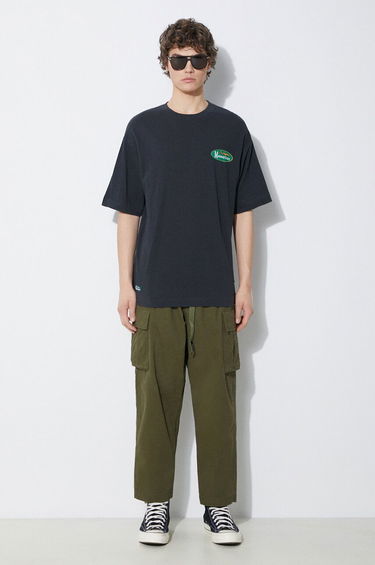 Тениска Manastash Manastash Hemp Original Logo T-Shirt Черно | 7924134002, 1