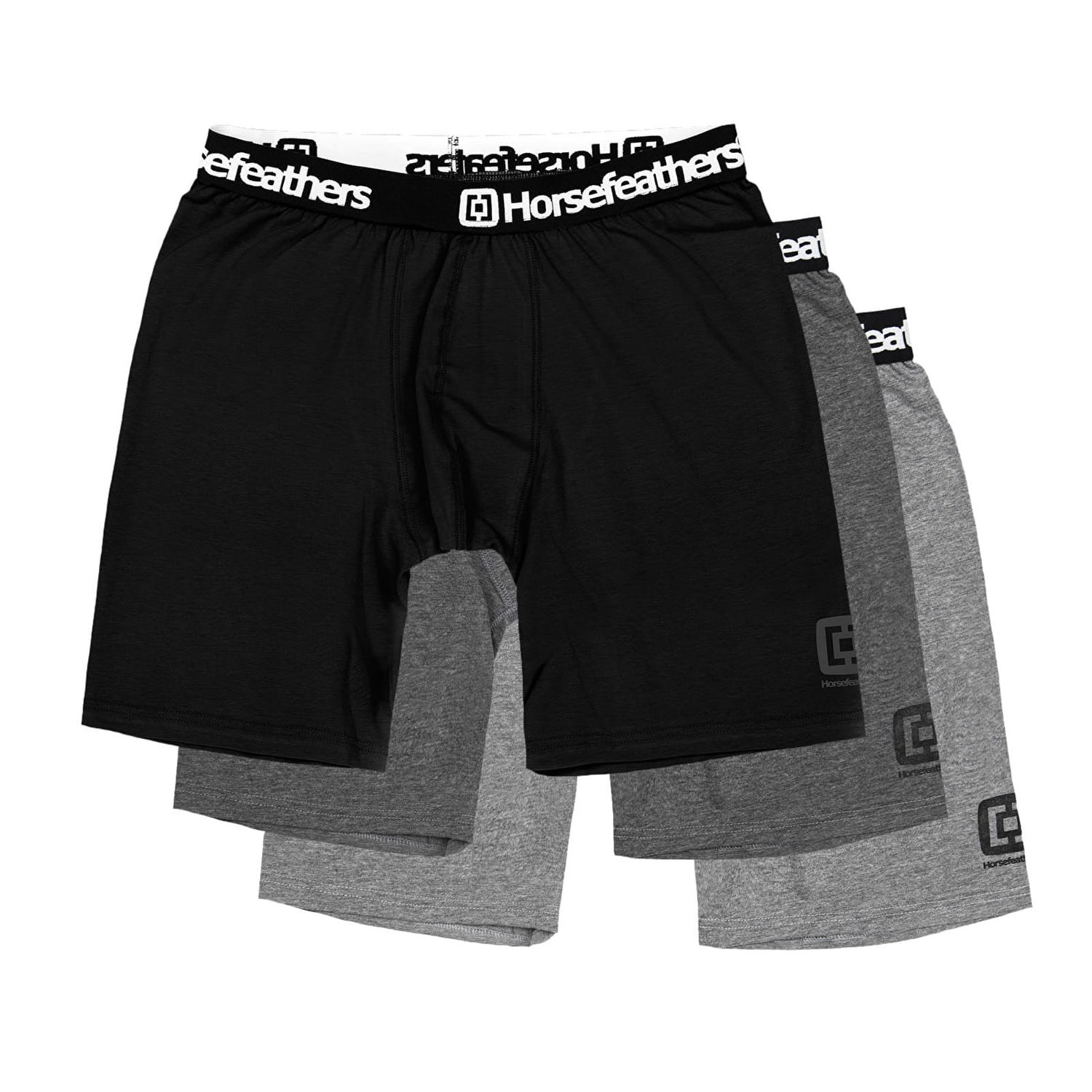 Къси панталони Horsefeathers Dynasty Long 3-Pack Boxer Shorts Assorted Многоцветен | AM195D, 0