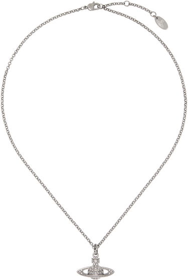 Колие Vivienne Westwood Mini Bas Relief Pendant Necklace Металик | 63020086-02S108-CN, 0