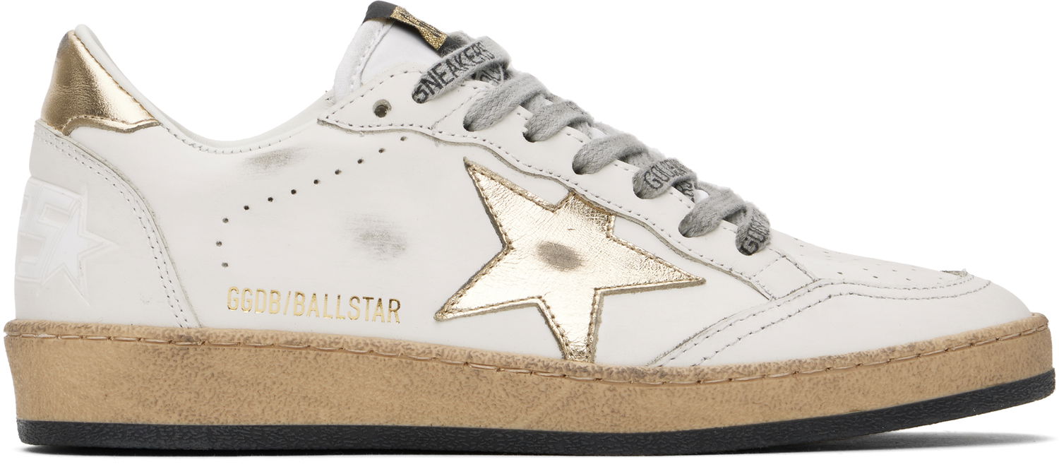 Кецове и обувки Golden Goose Golden Goose Ball Star Бяло | GWF00117.F000783.806, 0
