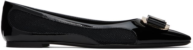 Ferragamo Zea Mesh Ballerina Flats
