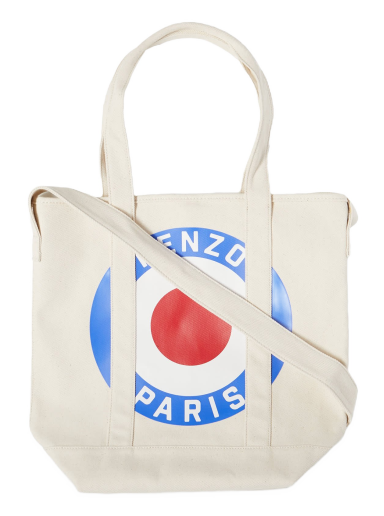 Target Logo Tote Bag Ecru