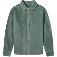Риза A.P.C. Bobby Corduroy Overshirt Зелено | COGVV-H02884-KAC, 1