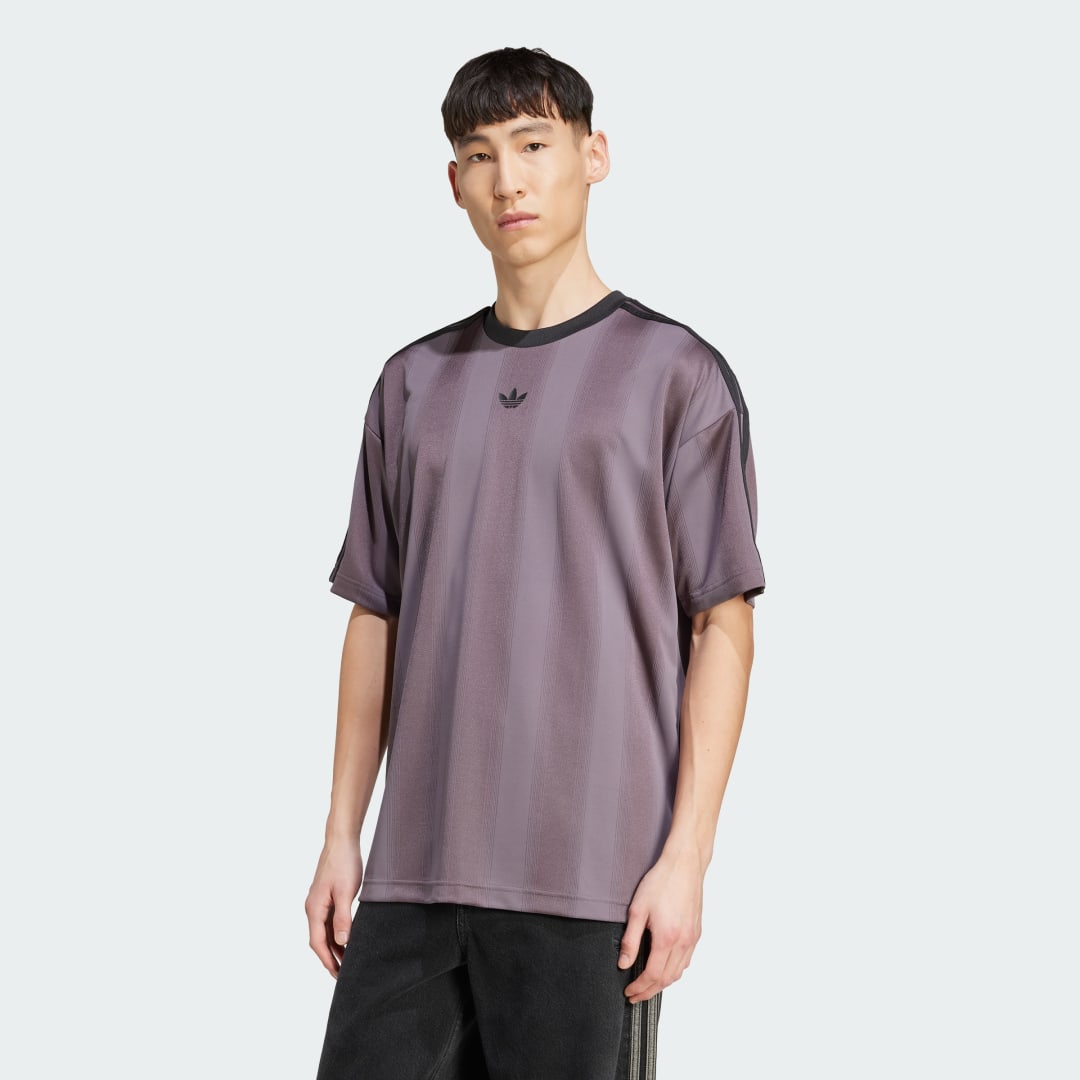 Тениска adidas Performance Adicolor Jersey T-Shirt Лилаво | JW5880, 0