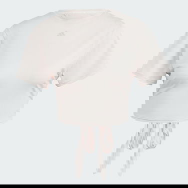 Тениска adidas Performance Yoga Studio Wrapped Tee Бяло | IS2965, 5