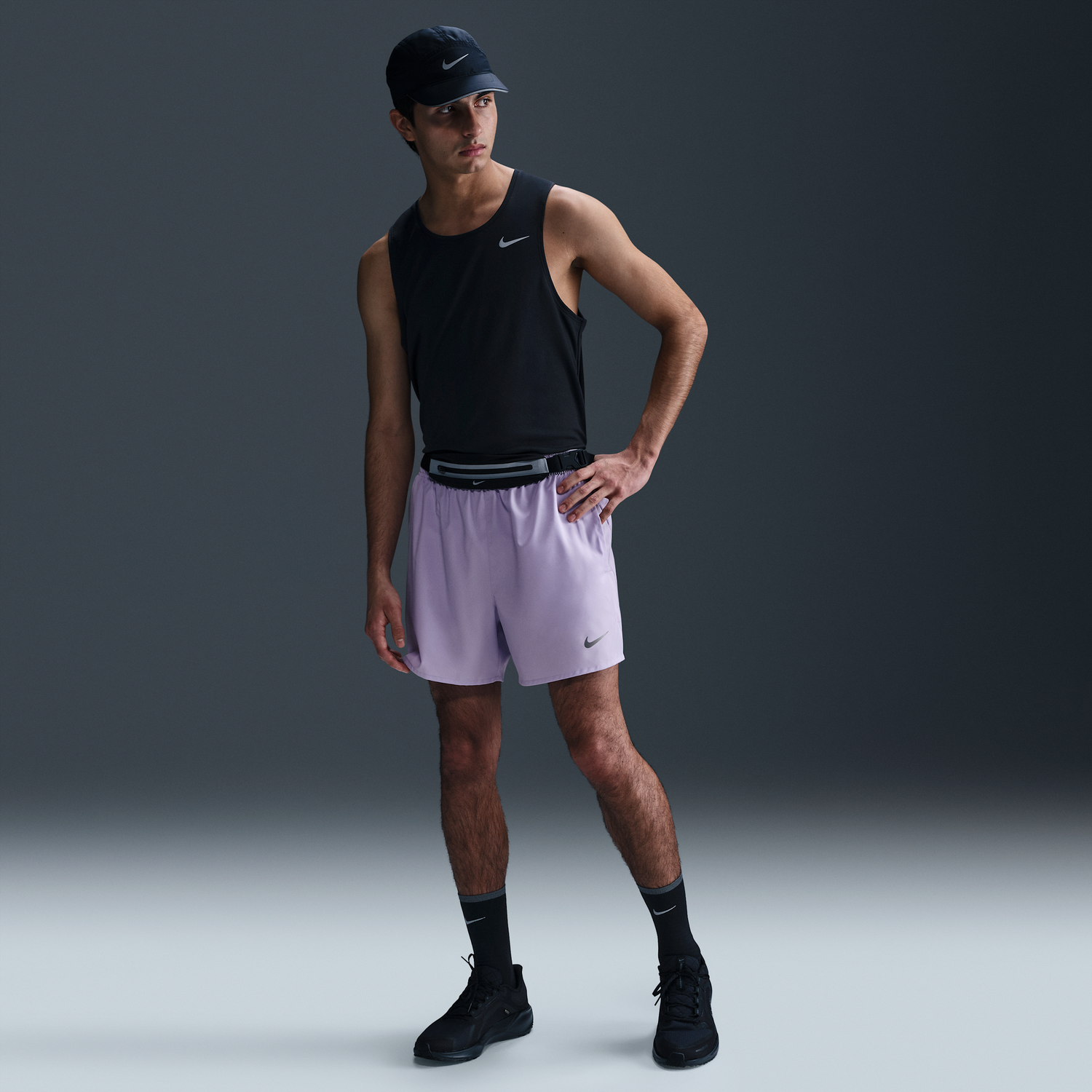Къси панталони Nike Challenger Dri-FIT 5" Running Shorts with Liner Лилаво | DV9363-515, 0