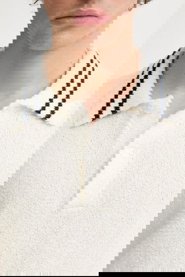 Поло тениска Samsoe Samsoe Short-sleeved Knit Polo shirt SAPEDRO Бяло | M25200017, 4