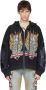 Engulfed Memories Zip Up Hoodie