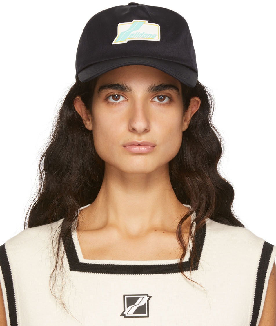 Шапка с козирка We11done We11done Logo Baseball Cap Черно | WD-AH1-22-409-U-NV, 0