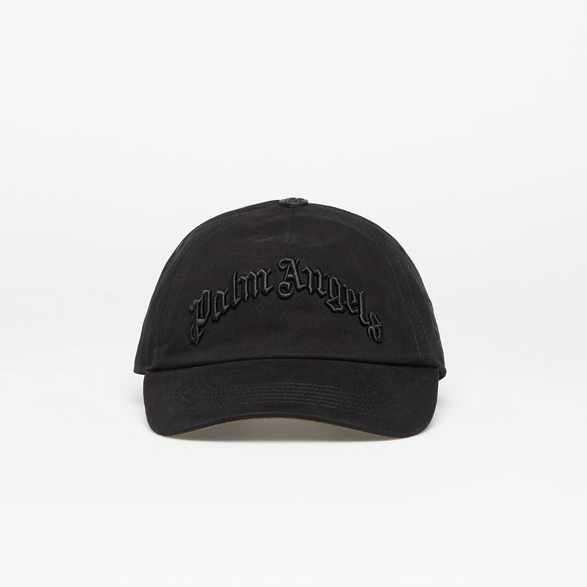 Шапка с козирка Palm Angels Palm Angels Curved Logo Cap Черно | PMLB104F25FAB0021010
