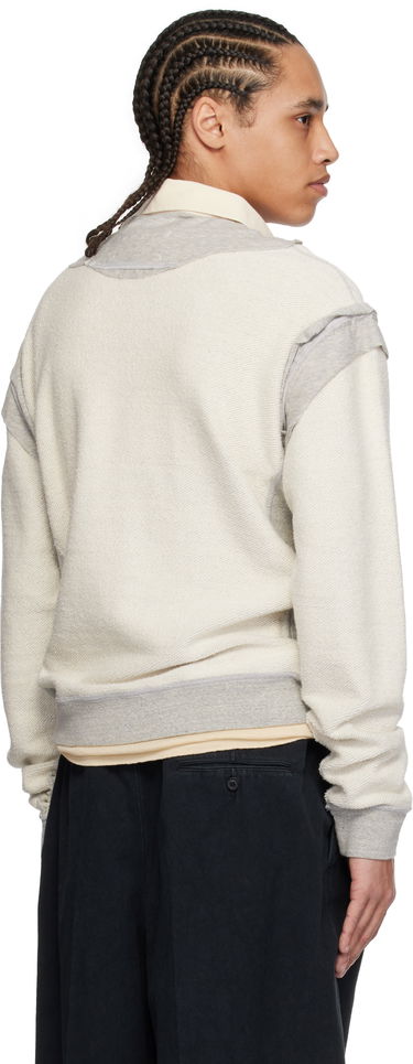 Пуловер Maison Margiela Maison Margiela Décortiqué Polo Sweatshirt Бежово | S50GU0227 M25022, 2