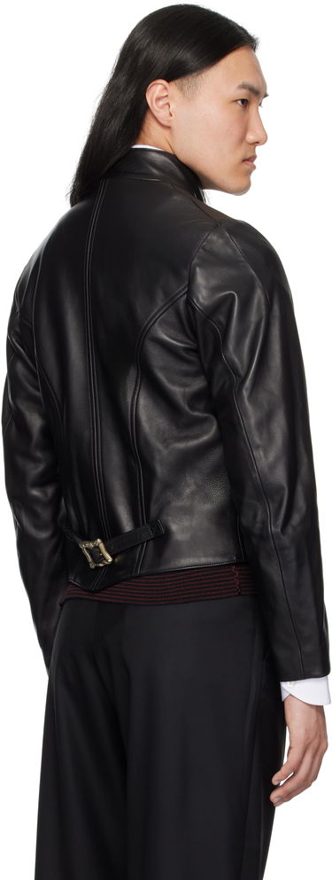 Яке Enfants Riches Déprimés Enfants Riches Déprimés Leather Fencing Jacket Черно | 040-246, 2