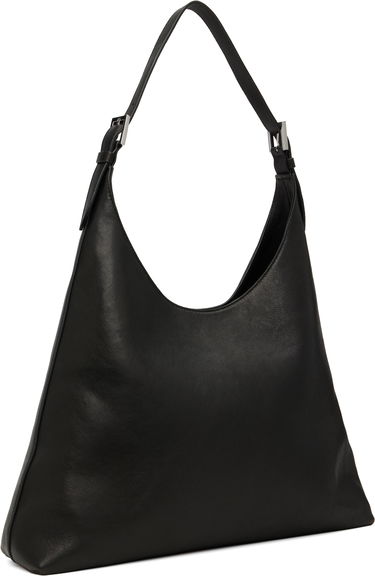 Чанта през рамо BY FAR BY FAR Camryn Washed Leather Shoulder Bag Черно | MWBSB058LL034BK001PL, 1