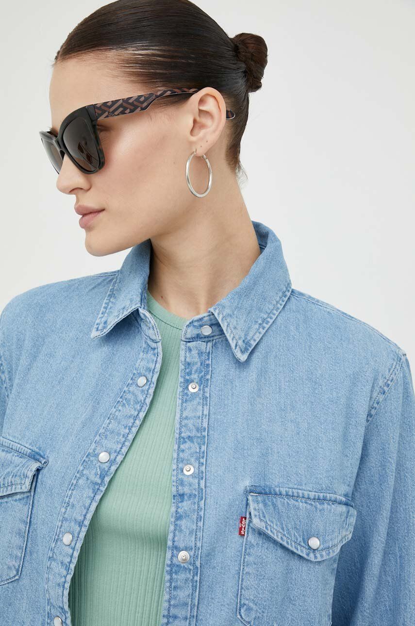 Риза Levi's ® Denim Shirt Синьо | 16786.0018, 0