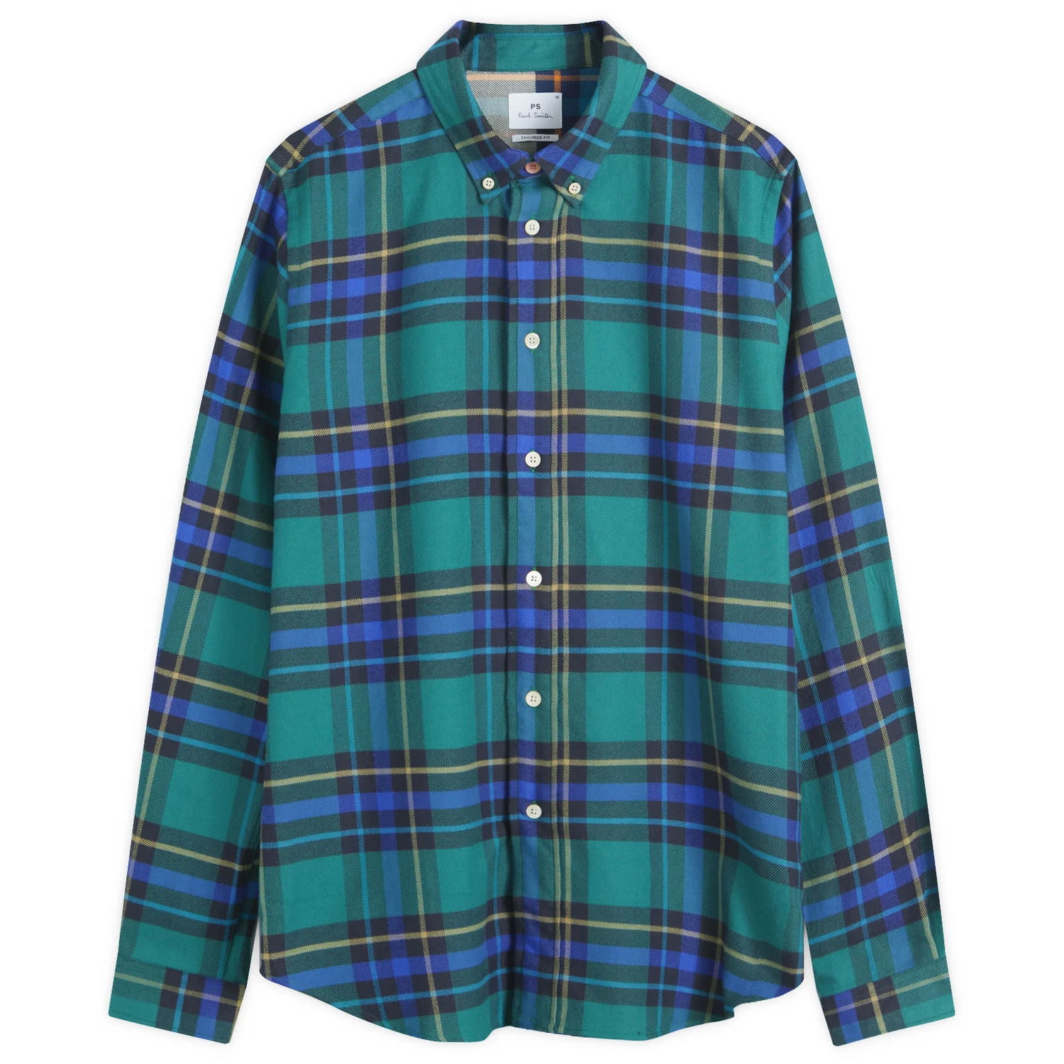 Риза Paul Smith Paul Smith Checked Long Sleeve Shirt, Size Large Зелено | M2R-450Y-N22202-33, 1