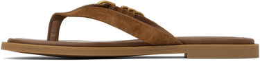Грижа за обувките rag & bone rag & bone Gia Suede Thong Sandals Кафяво | WFF25SF1003SU03, 2