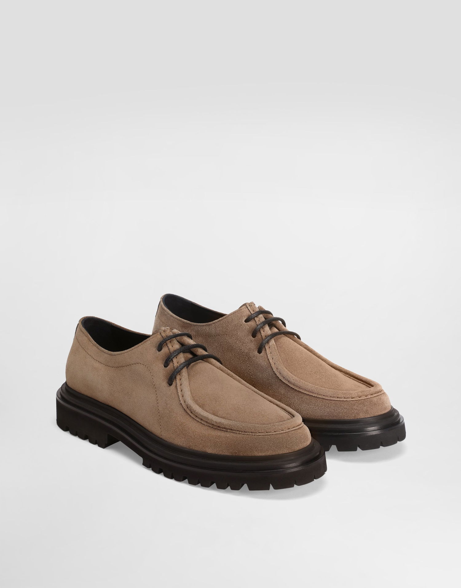 Аксесоари Dolce & Gabbana Dolce & Gabbana Split Calfskin Derby Lace-Ups Бежово | A10886AT44180024, 1