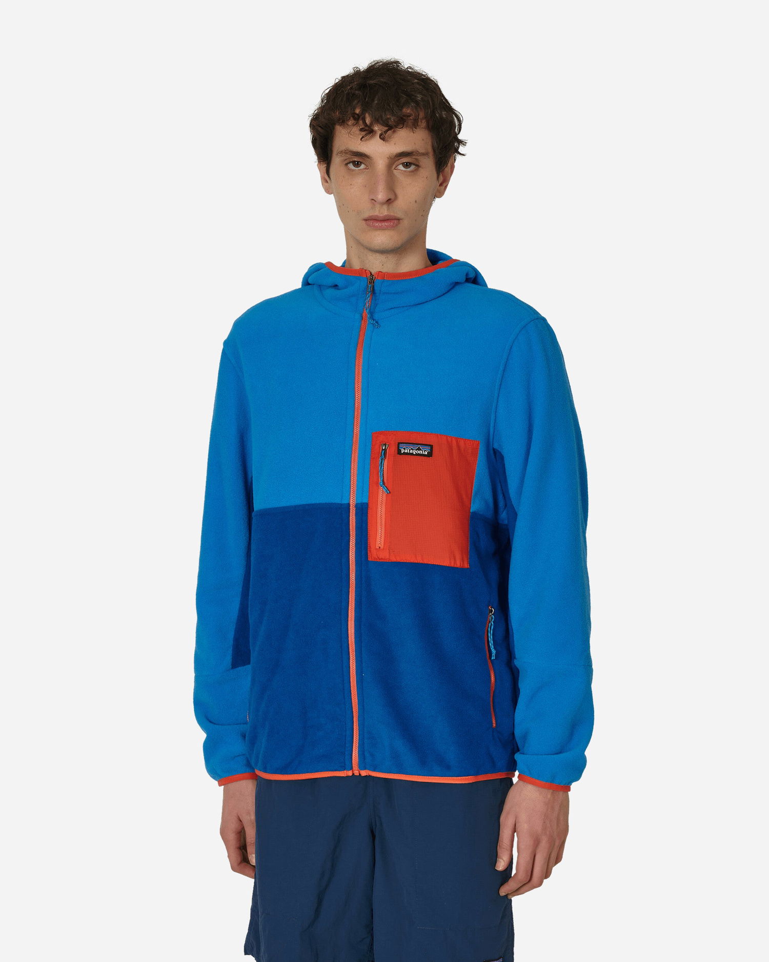 Суитчър Patagonia Microdini Hoodie Синьо | 26210 ENLB, 1