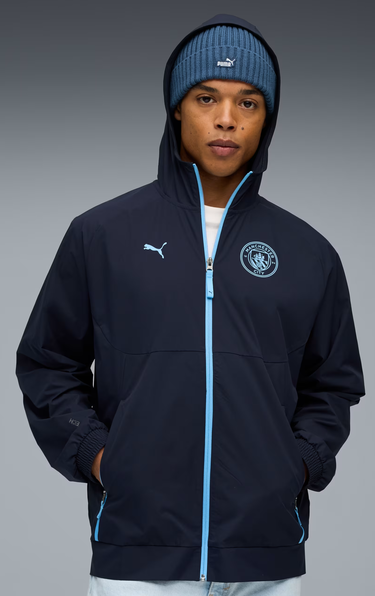 Яке Puma Manchester City FC TECH Woven Jacket Тъмно синьо | 782669-06, 2
