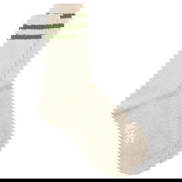 Чорапи BEAMS Beams Plus Schoolboy Socks Бежово | 3843-0010-479-16, 0