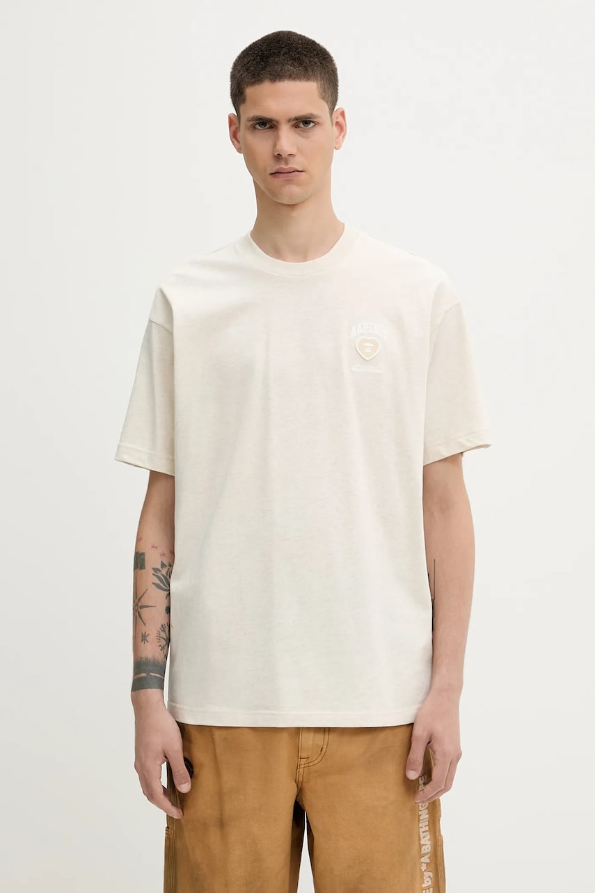 Тениска AAPE by A Bathing Ape AAPE Now T-Shirt Бяло | AAPTEM1600XAO, 0