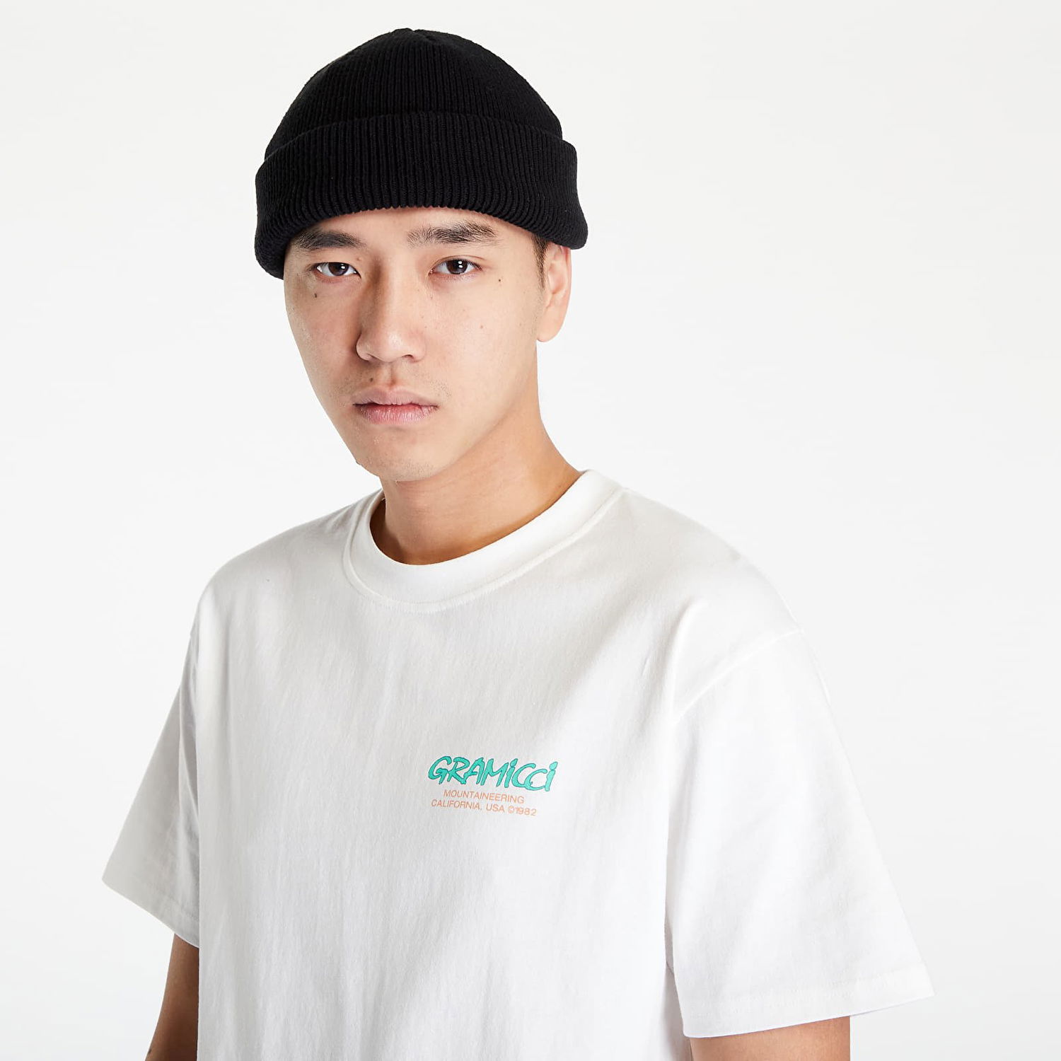 Тениска GRAMICCI Mountaineering Tee Бяло | G2FU-T049 White / Green, 1