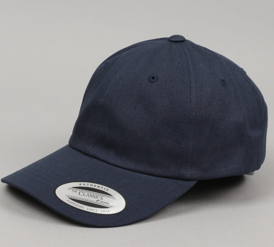 Шапка с козирка Urban Classics Yupoong Low Profile Cotton Twill Cap Тъмно синьо | 6245cm Navy, 0