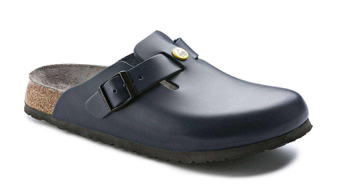 Кецове и обувки Birkenstock Boston ESD Natural Leather Черно | 61380, 0