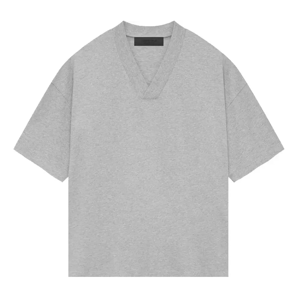 Тениска Fear of God Essentials V Neck T-Shirt Сиво | 125SP244216F, 0