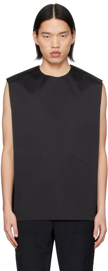 Жилетка We11done We11done Embossed Pocket Tank Top Черно | WD-BL1-24-122-M-BK, 0