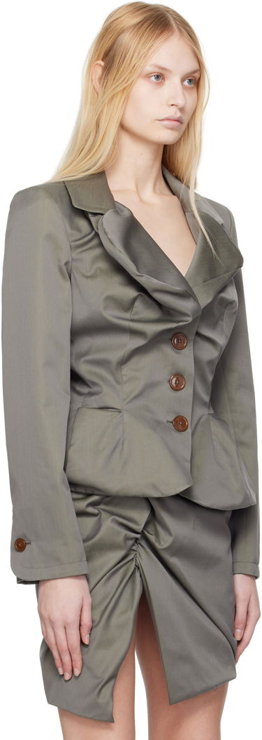 Яке Vivienne Westwood Vivienne Westwood Drunken Tailored Blazer Зелено | 1401007G-W011Z-, 1