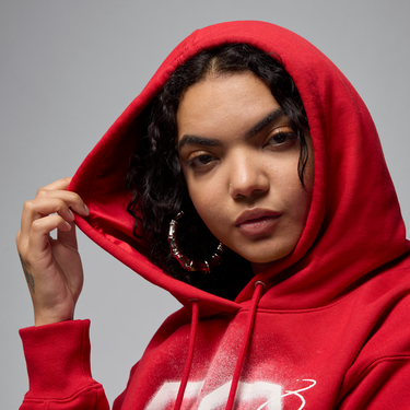 Суитчър Jordan Jordan Flight Fleece Cropped Hoodie Червено | HJ0145-636, 2