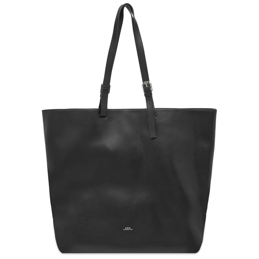 Голяма пазарска чанта A.P.C. Nino Leather Tote Bag Черно | PUAAT-H61820-LZZ