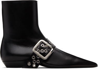 Кецове и обувки Jil Sander Jil Sander Eyelet Buckle Ankle Boots Черно | J15WU0105_P8226, 0