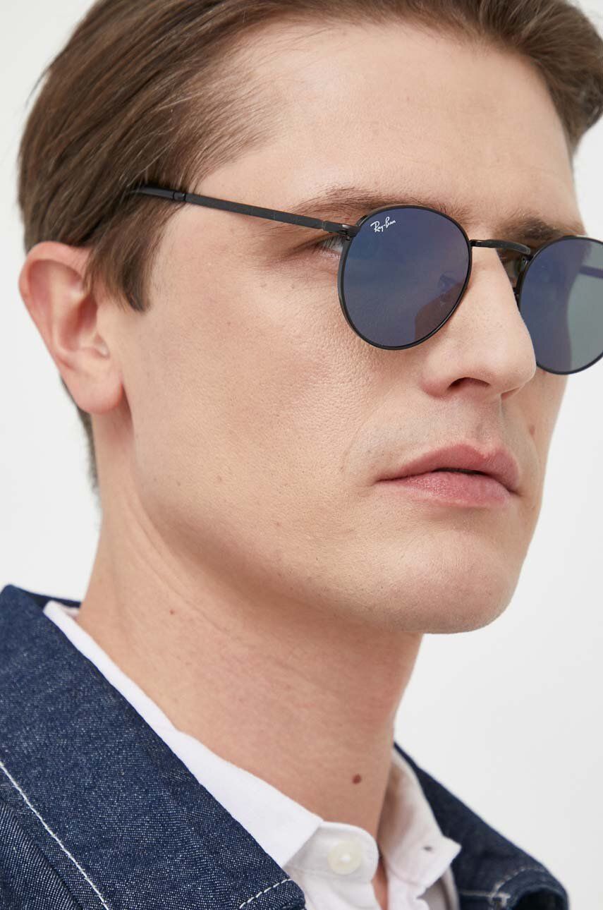 Слънчеви очила Ray-Ban NEW ROUND Sunglasses Черно | 0RB3637.002/G147, 1
