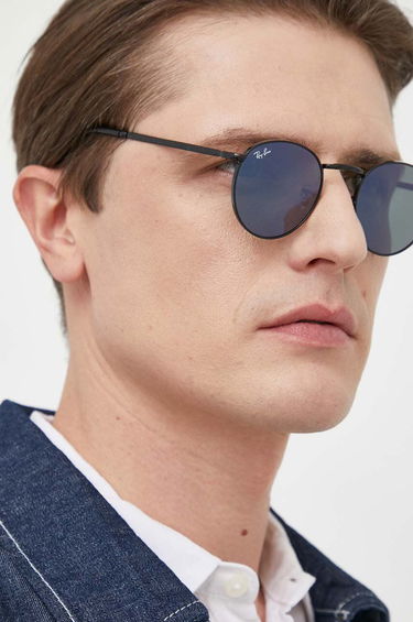 Слънчеви очила Ray-Ban NEW ROUND Sunglasses Черно | 0RB3637.002/G147, 1