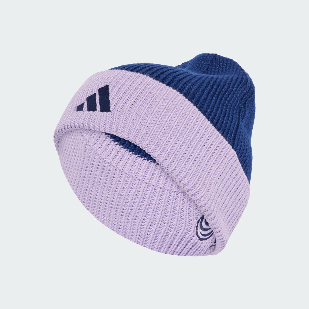 Шапка adidas Performance France Knit Beanie Лилаво | JZ8242, 0