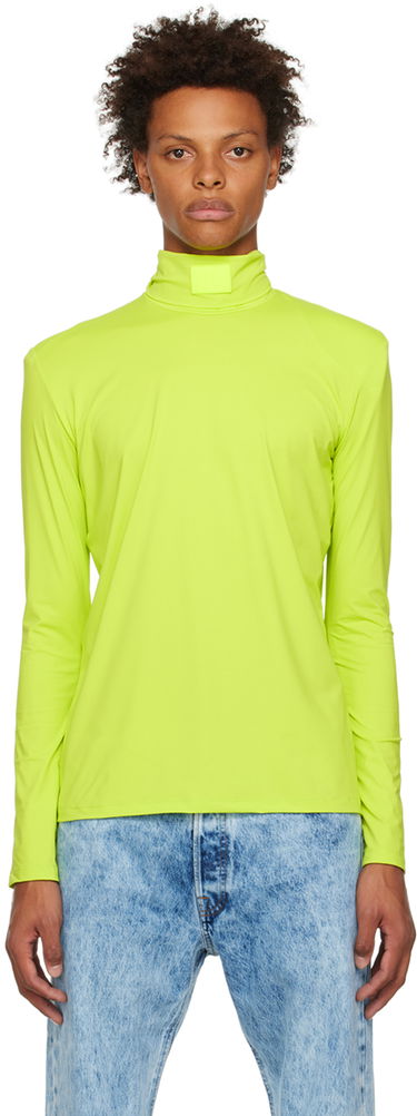 Пуловер VETEMENTS VTMNTS Turtleneck Long Sleeve Top Жълто | VL14TO300Y, 0