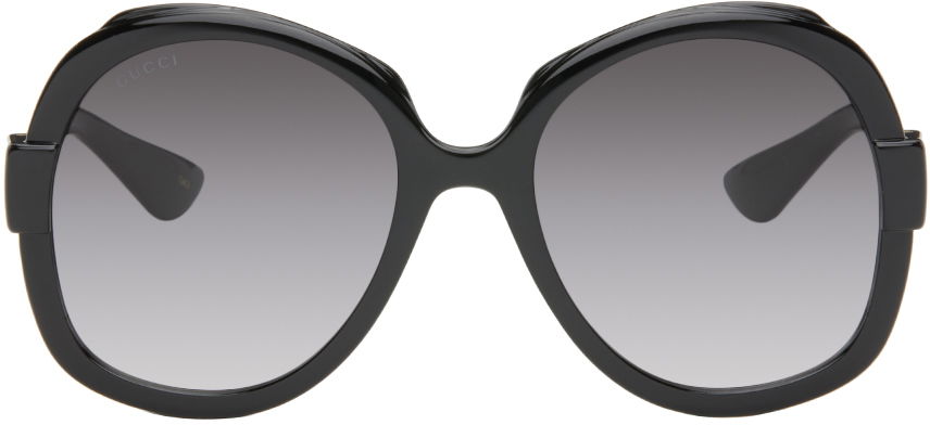 Слънчеви очила Gucci Black Oversized Sunglasses Черно | GG1432S-001, 0